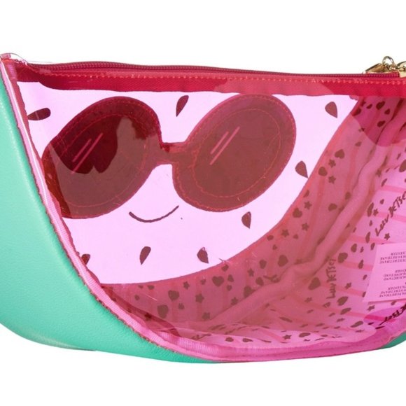 Betsey Johnson Kitsch Watermelon Clear Crossbody - Picture 2 of 5